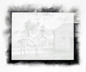 Drawing II based on 'Otho, with John Larkin up' by George Stubbs